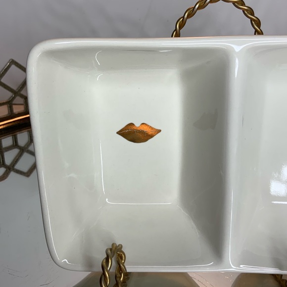 Rae Dunn Divided Dish Bowl Server #M045 - Picture 3 of 5